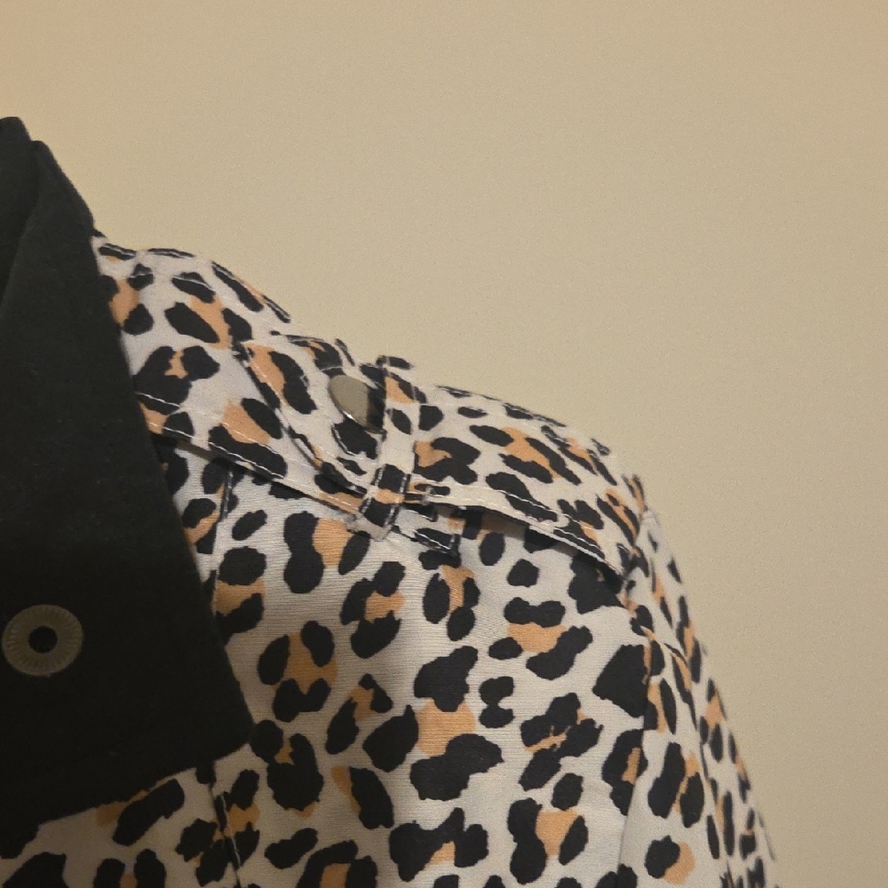 Vigoss Leopard Print Utility Jacket - image 4